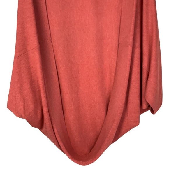 J. Jill Open Front Dolman Sleeve Coral/Rust Merino Wool Tercel So Soft Cardigan - Picture 12 of 16